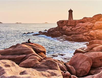 Ploumanach, proche du Village Perrosien, camping à Perros-Guirec.