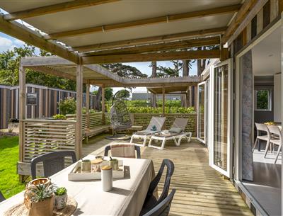 Cabane Perrosienne Premium  3ch 6p à Perros Guirec - terrasse 2