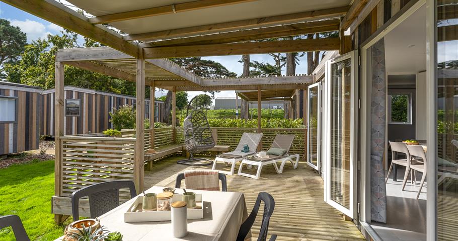 Cabane Perrosienne Premium  3ch 6p à Perros Guirec - terrasse 2