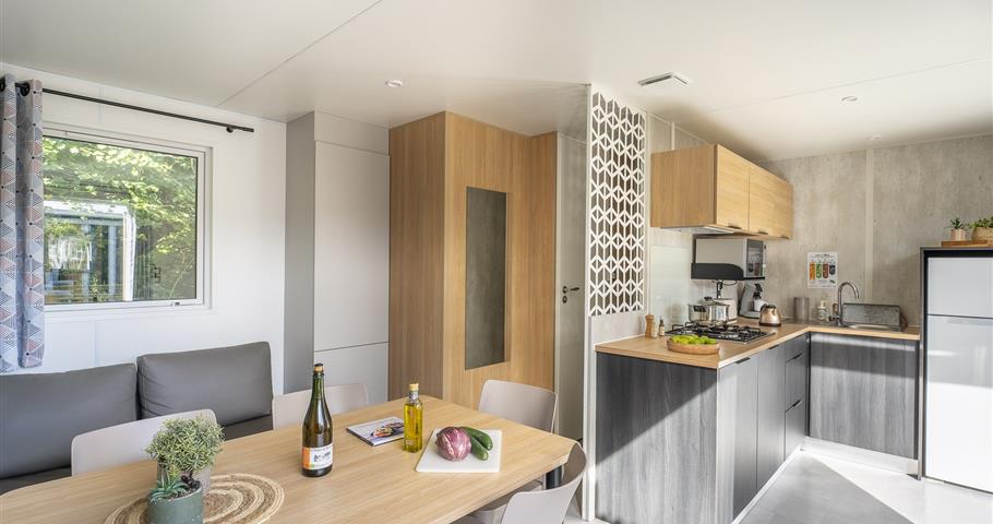 Cabane LUXE Perrosienne 3ch 6p à Perros Guirec  salon