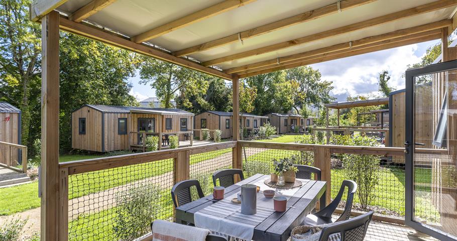 Confort 3ch 6p à Perros Guirec au Village Perrosien Bretagne - terrasse