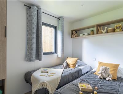 Confort 3ch 6p à Perros Guirec au Village Perrosien Bretagne - chambre enfants
