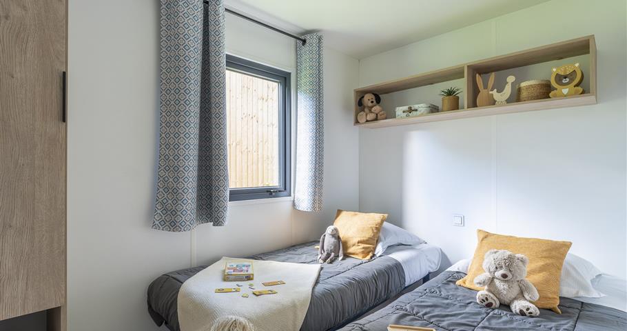 Confort 3ch 6p à Perros Guirec au Village Perrosien Bretagne - chambre enfants
