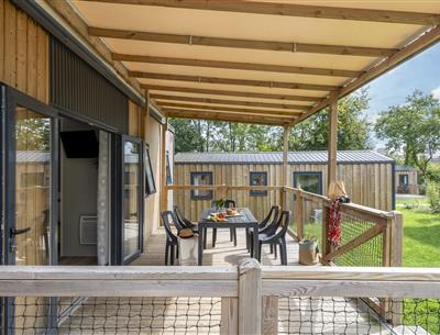 Confort 3ch 6p 2SDB à Perros Guirec au Village Perrosien Bretagne - terrasse
