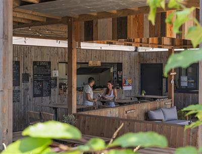 Camping restaurant perros guirec