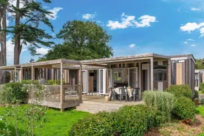 Unterkunft - Premium-Hütte mit 3 Schlafzimmern